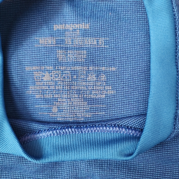 Patagonia Shirt Mens Blue Lightweight Long Sleeve Crewneck XSMALL - Picture 2 of 3